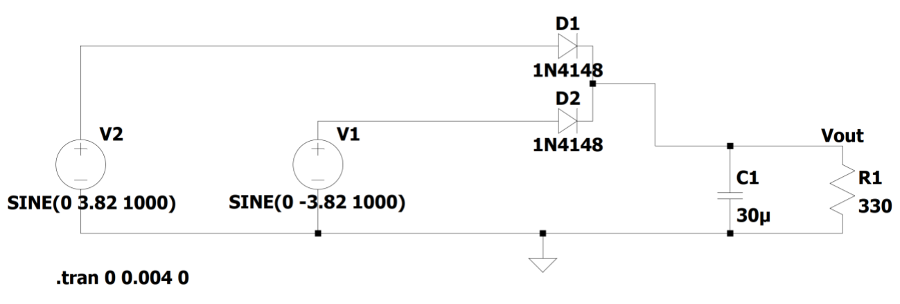 Simulation schematic (Figure 9)